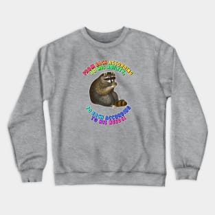 Communist Raccoon Crewneck Sweatshirt